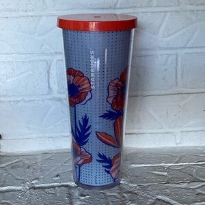 Starbucks 2017 California Poppy Cold Cup Tumbler Venti 24 Oz